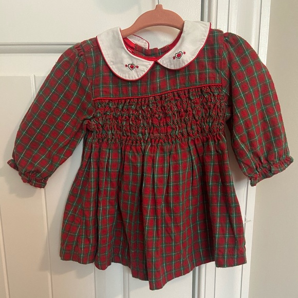 small wonders Other - Plaid Smocked Dress 6-9M